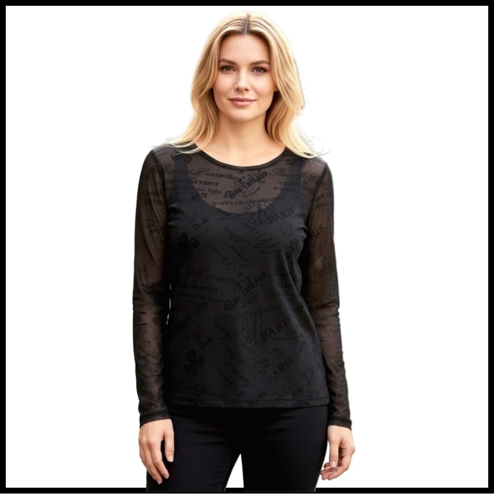 Only Hearts Women’s Long Sleeve Dress with Crew Neck. Black. M/L - Picture 3 of 15